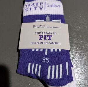 Kansas State University Salina Aerospace And Technology Campus Purple Calf NWT